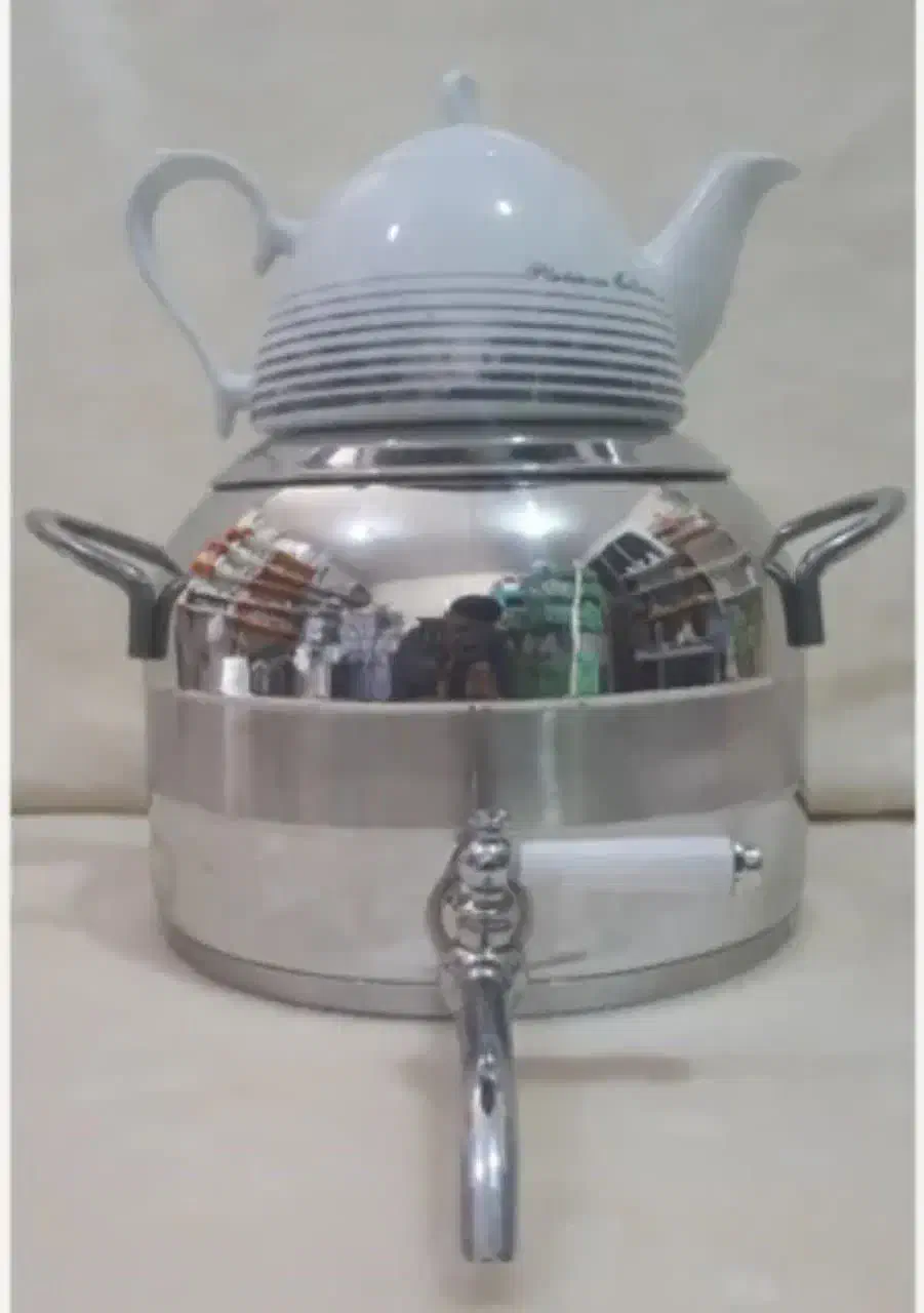 هدیه روز مادر-کتری و قوری شیردار طرح ترک دنیز|قوری، کتری، قهوه‌ساز دستی|قم, علی آباد سعدگان|دیوار