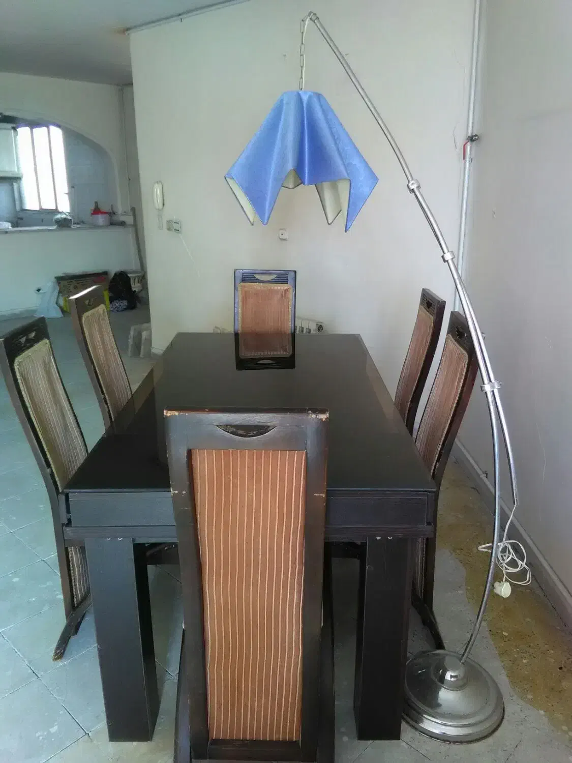 میز ناهار خوری شش نفره|میز و صندلی غذاخوری|بومهن, |دیوار