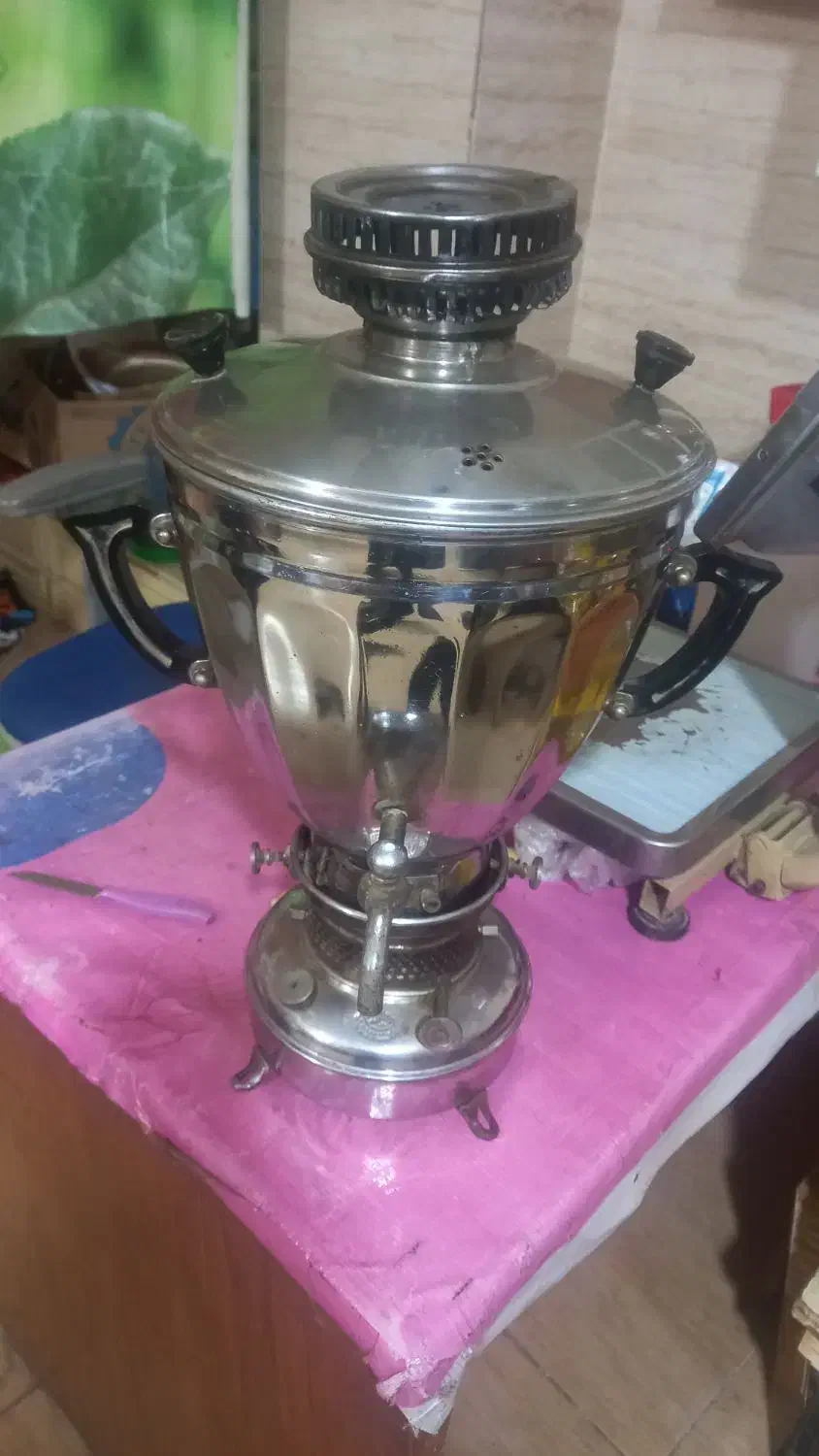 سماور نفتی|قوری، کتری، قهوه‌ساز دستی|رباط‌کریم, شترخوار|دیوار