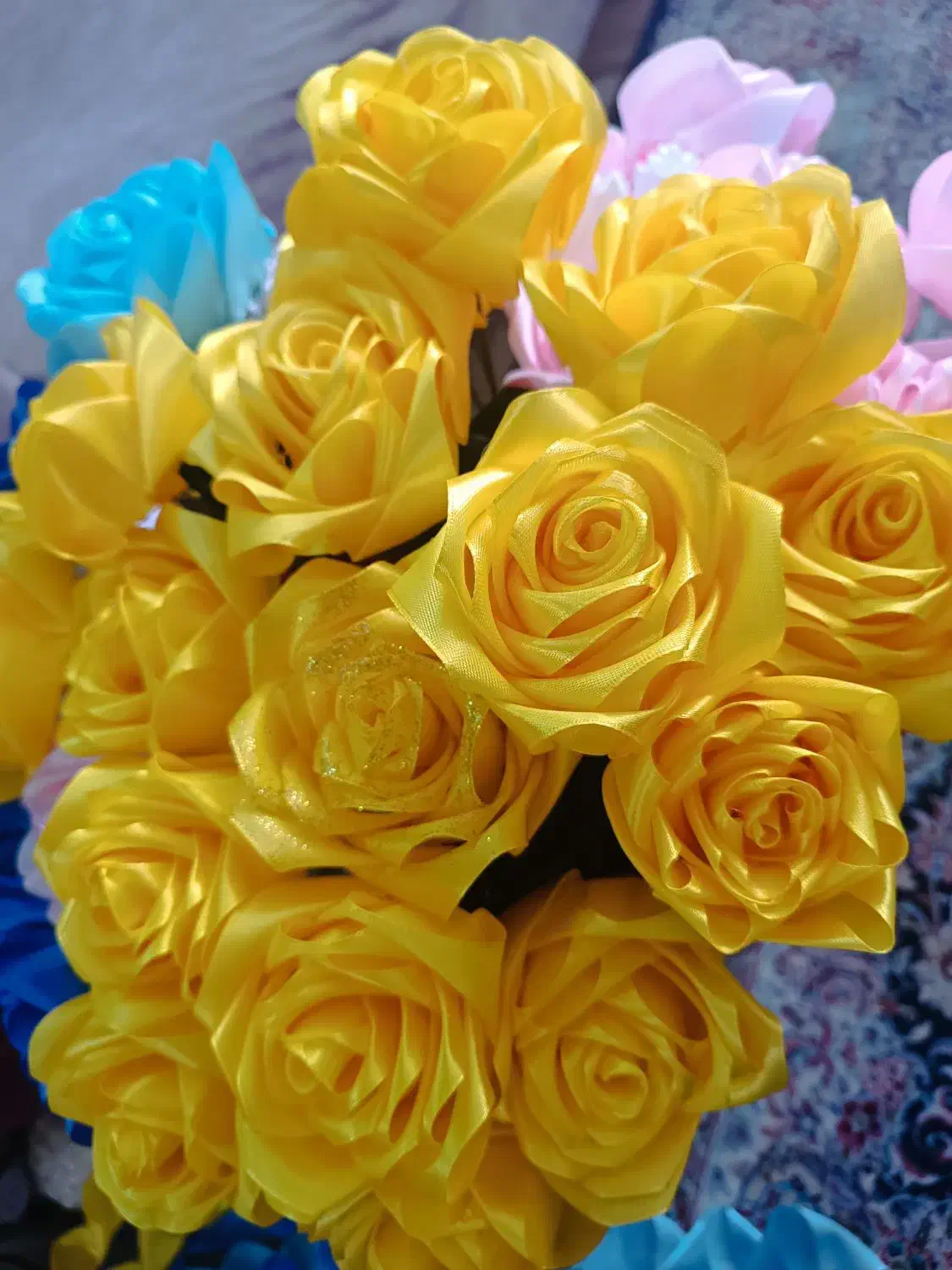 گل ربانی زیبا|گل مصنوعی|ری, دولتآباد|دیوار