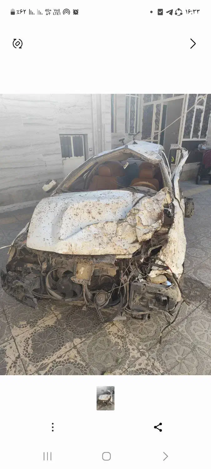 فروش ماشین تصادفی سمند مدل ۹۰|خودرو سواری و وانت|نورآباد, |دیوار