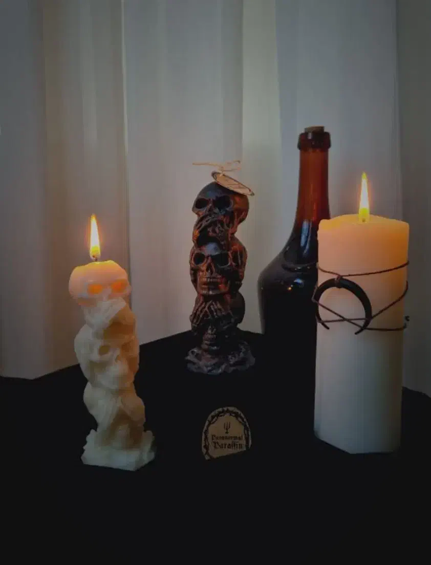 شمع های دست ساز Paranormal Paraffin شمع هالووین|صنایع دستی و سایر لوازم تزئینی|شیراز, معالی‌آباد|دیوار