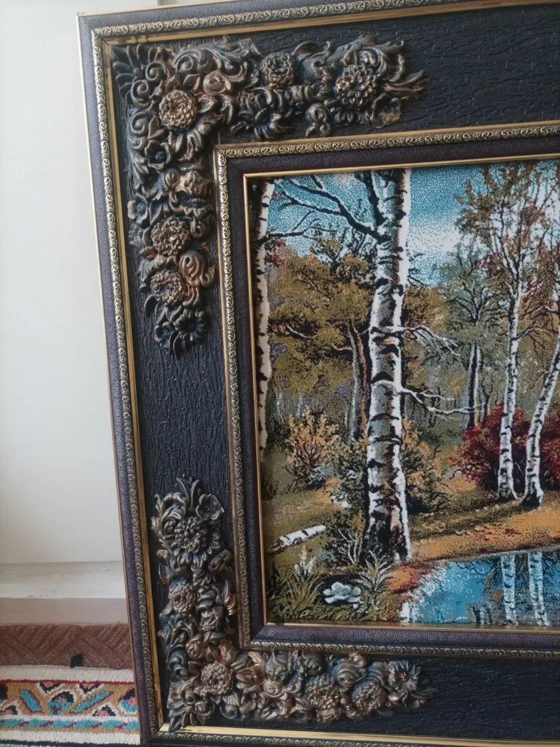 تابلوفرش ماشینی کاشان|تابلو فرش|تهران, هاشم‌آباد|دیوار