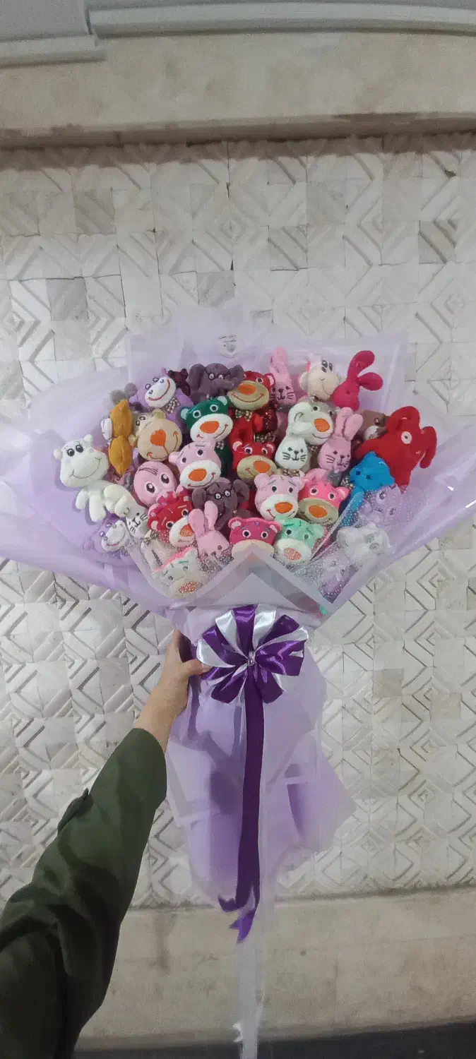 دسته گل عروسکی|گل مصنوعی|تهران, چهارصد دستگاه|دیوار