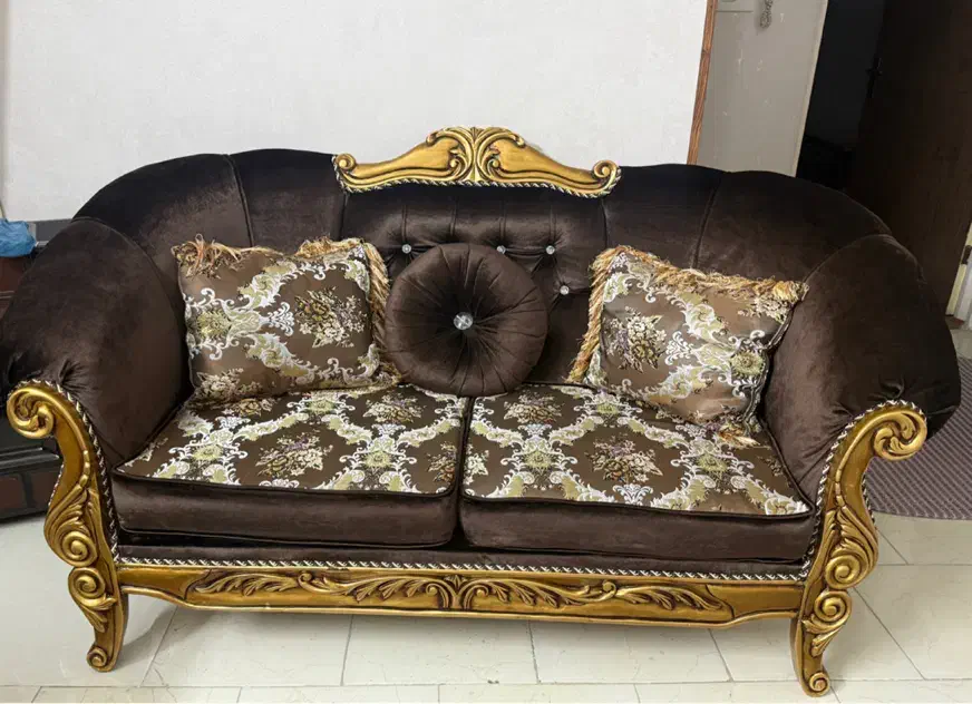 مبل 7 نفره خیلی تمیز|مبلمان خانگی و میز عسلی|کرج, حصارک پایین|دیوار