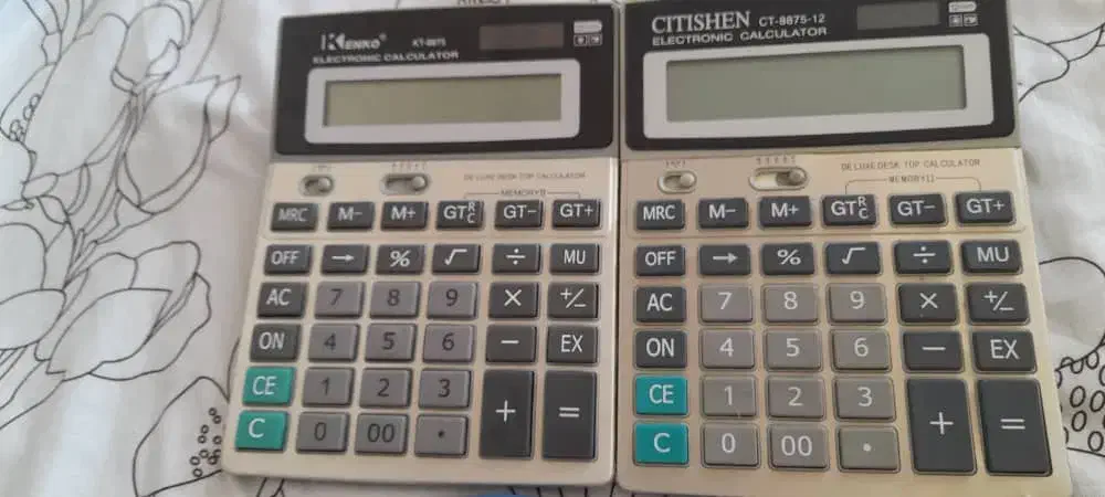 ۴عدد ماشین حساب بدون باطری|لوازم التحریر|تهران, شهرک صدرا|دیوار