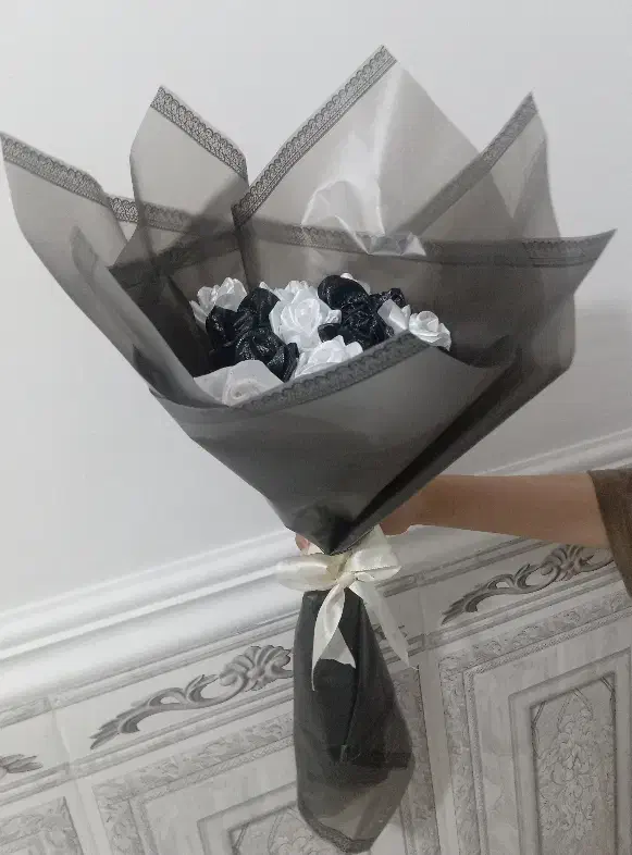 دسته گل روبانی|گل مصنوعی|چابهار, |دیوار