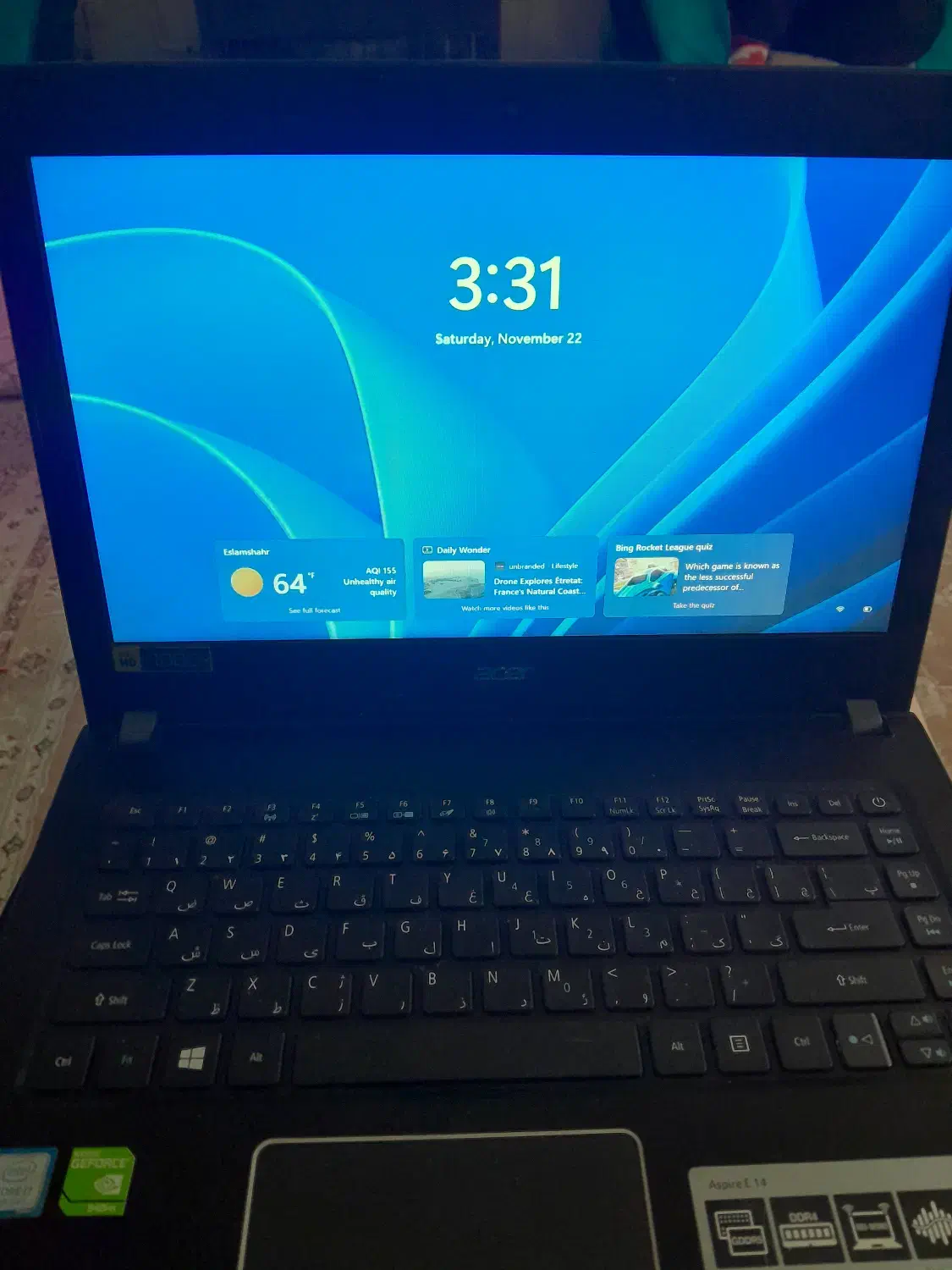 لپ تاب ایسر مدل aspire e5|رایانه همراه|تهران, کامرانیه|دیوار