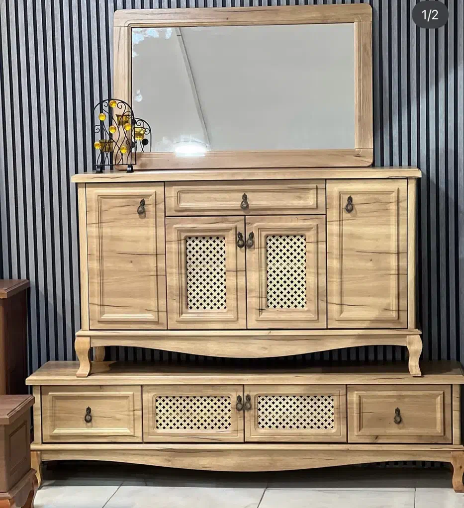 کنسول حصیر بامبو|بوفه، ویترین، کنسول|کرج, پیشاهنگی|دیوار