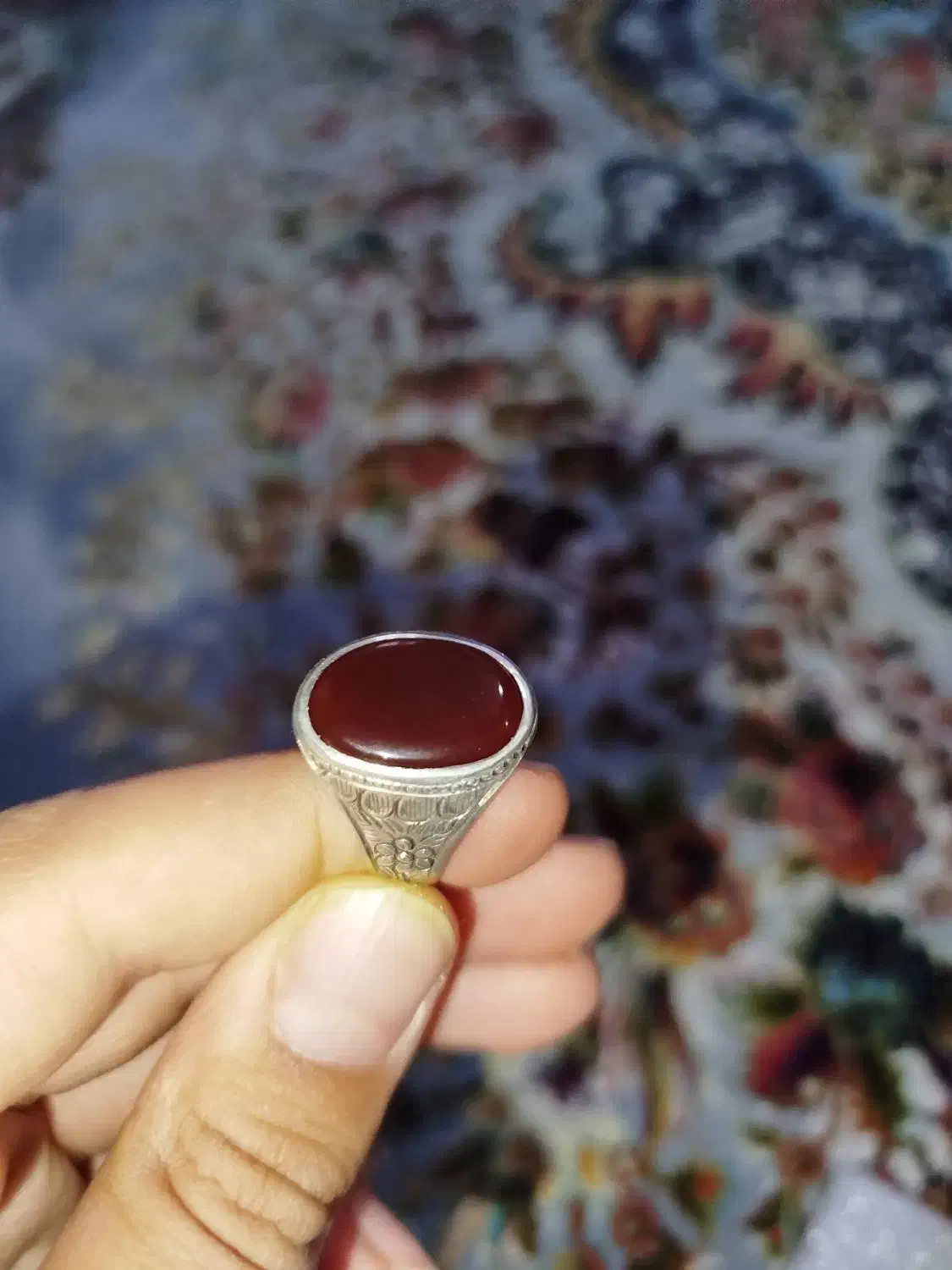 انگشتر عقیق|کلکسیون اشیاء عتیقه|الوند, |دیوار