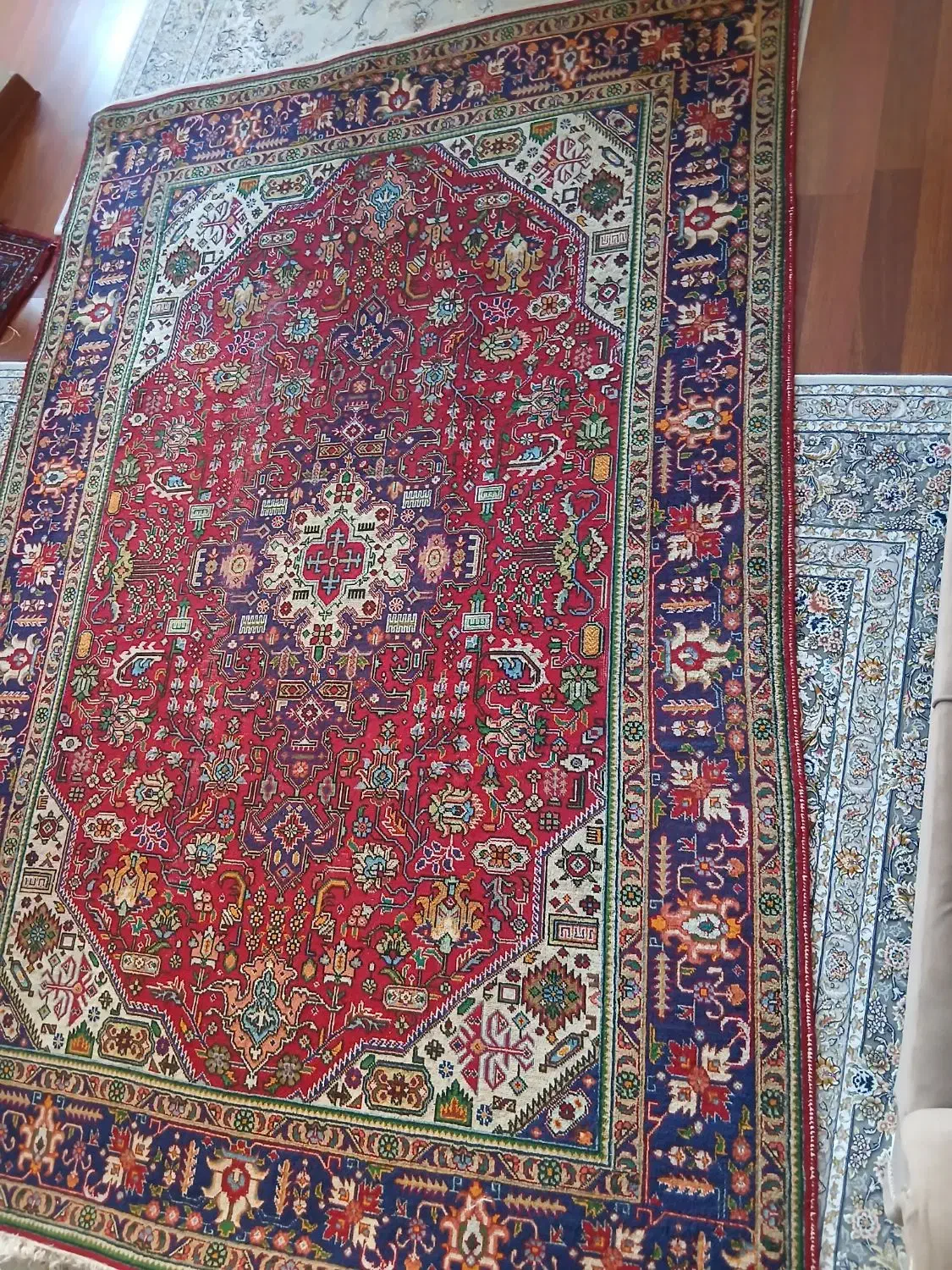 فرش دستبافت طبیعی ۵۰ ساله|فرش|ارومیه, |دیوار