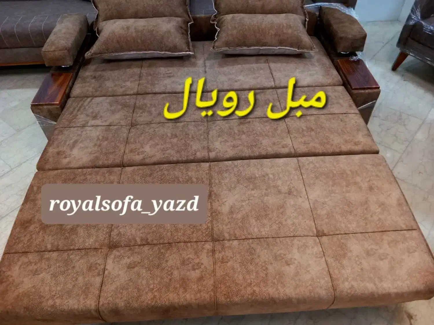 مبل تخت خوابشو|مبلمان خانگی و میز عسلی|یزد, |دیوار