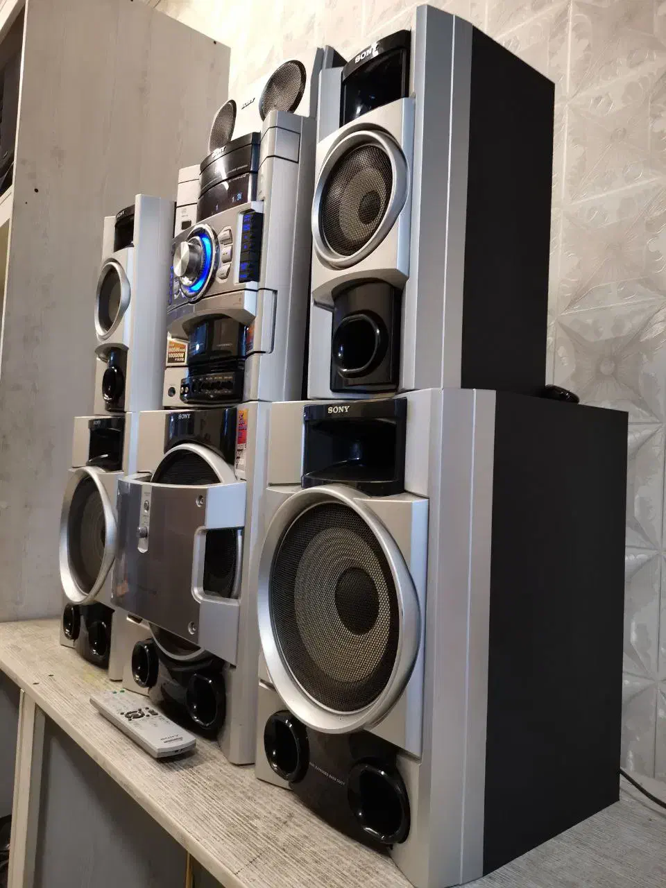 ضبط سونی GN1200با قدرت 10000Wبلوتوثی ساب ۱۰اینچ|سیستم صوتی خانگی|گرگان, |دیوار