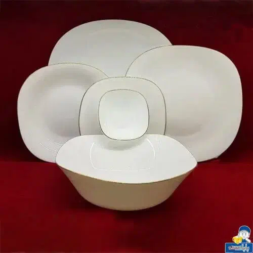 آرکوپال شش نفره مربع دورطلا|ظروف سرو و پذیرایی|بندر ماهشهر, |دیوار