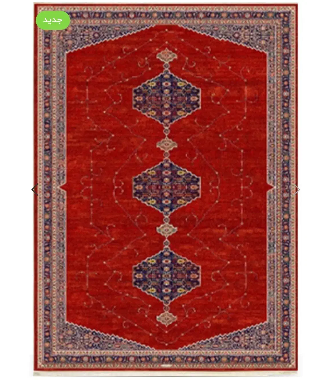 فرش مرینوس کلکسیون آنتیک طرح سه گل لاکی و کرم|فرش|سمنان, |دیوار