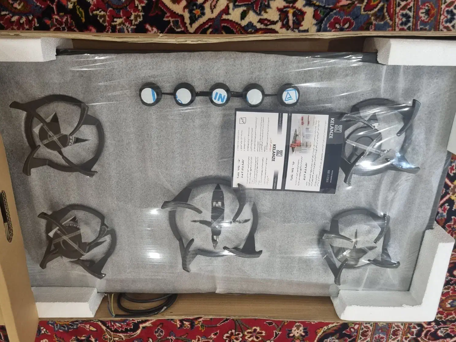 گاز رومیزی ۵شعله کلانزه آکبند|اجاق گاز و لوازم برقی پخت‌وپز|اشتهارد, |دیوار