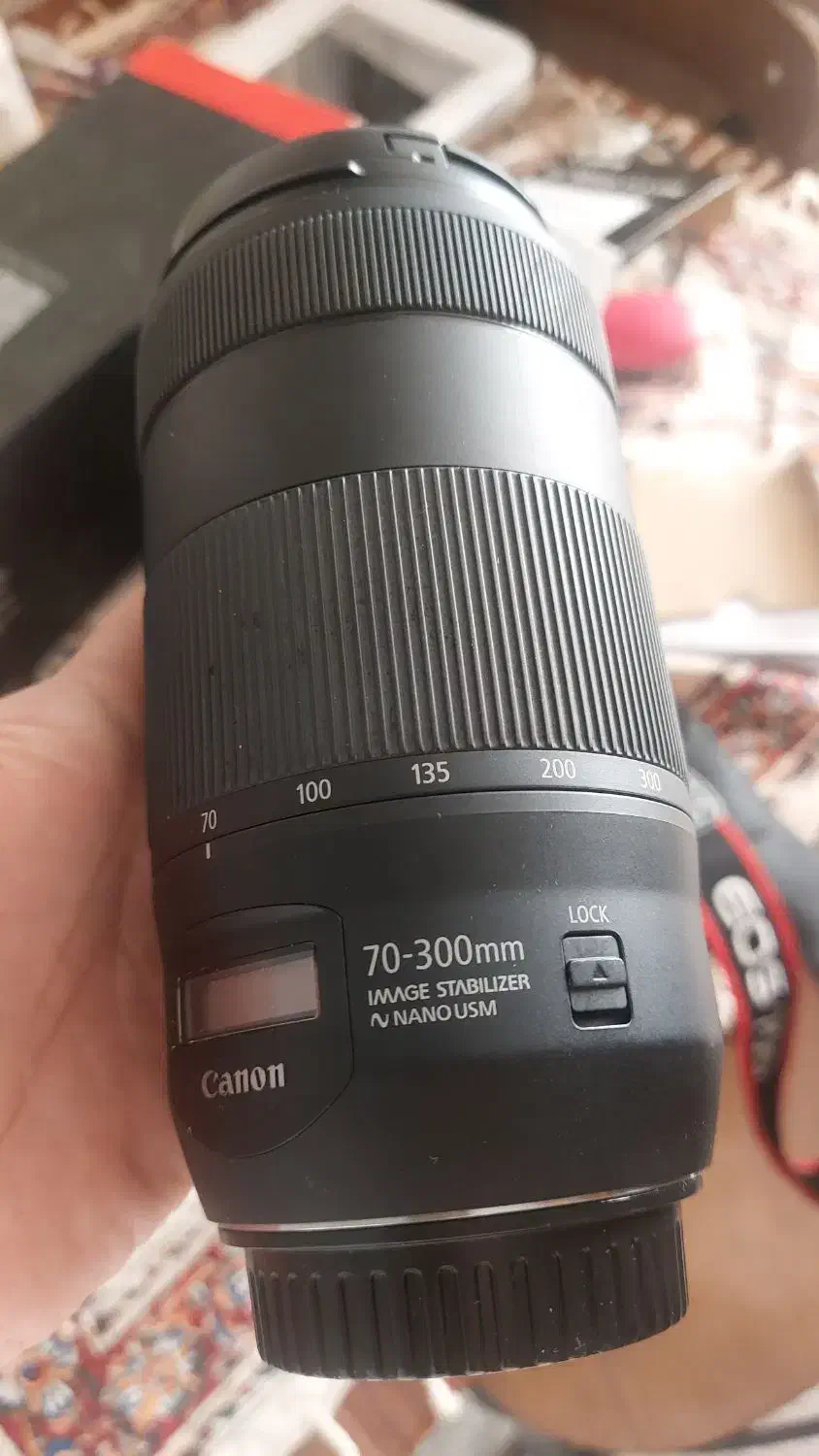 لنز دوربین کنون70-300|دوربین عکاسی و فیلمبرداری|کرج, کرج نو|دیوار