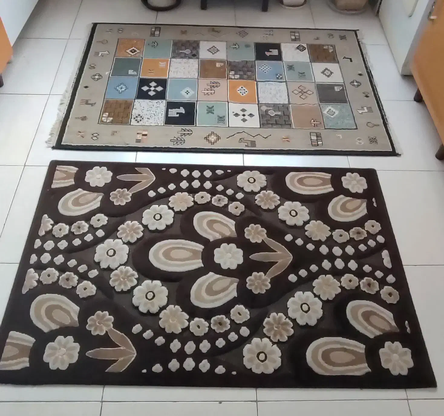 دوتا فرش ۲ متری|فرش|رودهن, |دیوار