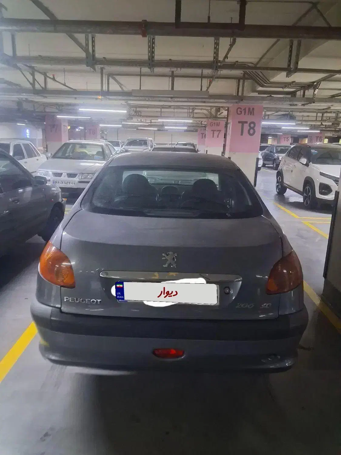 206 صندوق دار V20 مدل ۸۸|خودرو سواری و وانت|خرمآباد (تنکابن), |دیوار