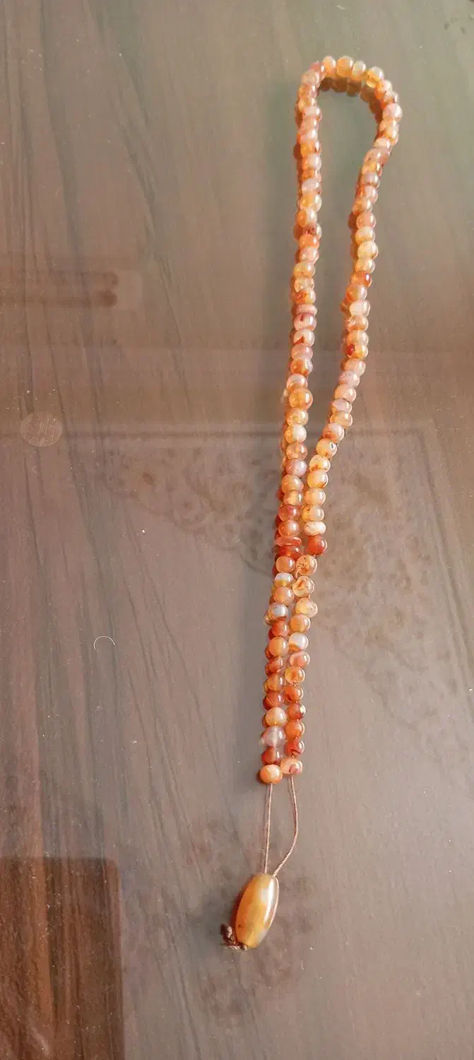 تسبیح عقیق تراش دستی|زیورآلات و اکسسوری|برخوار, |دیوار