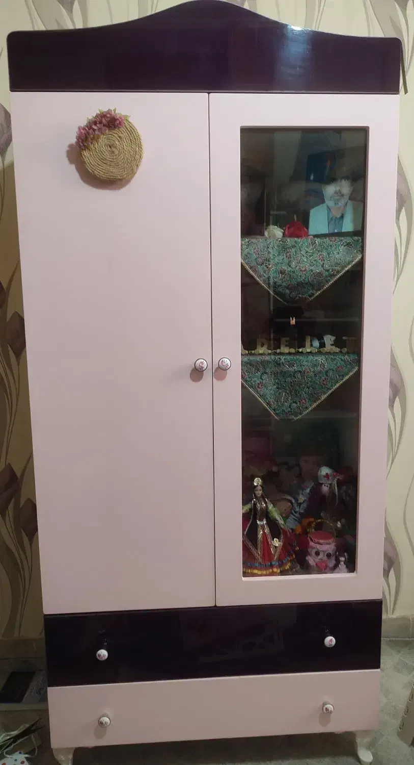 تخت و کمد دخترانه|تخت و سرویس خواب|بجنورد, |دیوار