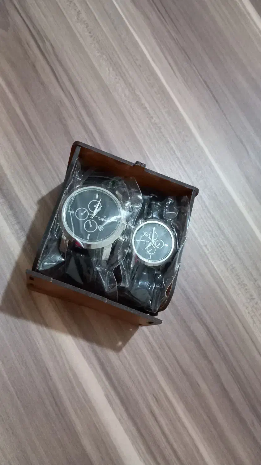 یک جفت ست ساعت زنانه و مردانه صفر تاریخ دار|ساعت|خوی, |دیوار