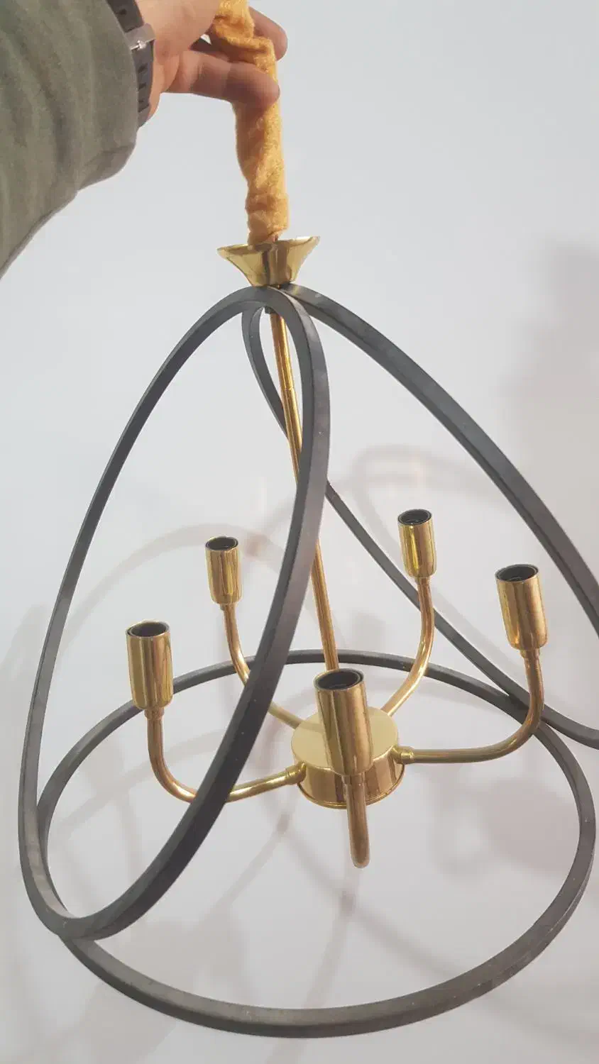 لوستر ۵ شعله|لوستر و چراغ آویز|زنجان, |دیوار