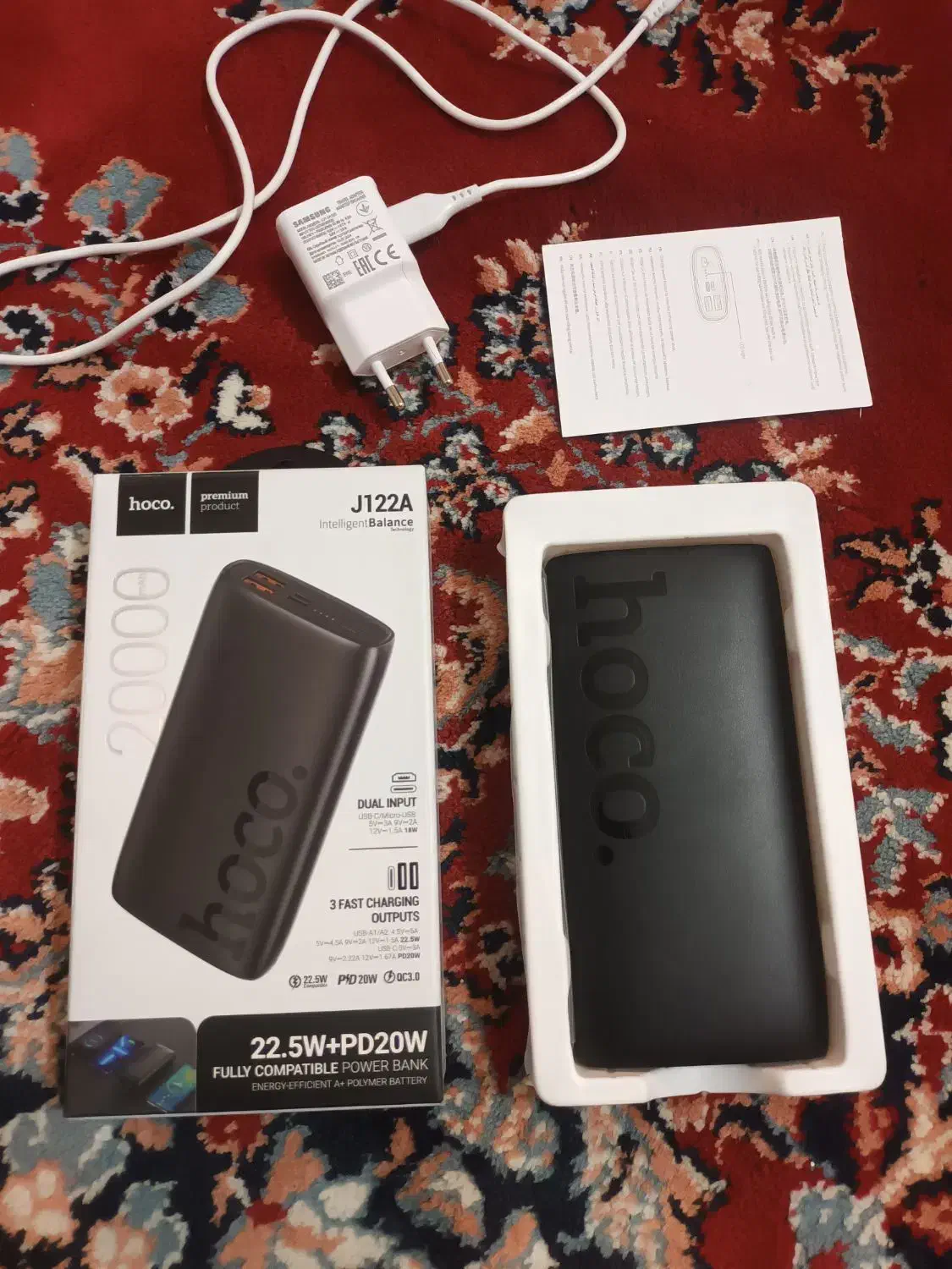 پاور بانک ۲۰۰۰۰ فست شارژ|لوازم جانبی موبایل و تبلت|تبریز, |دیوار