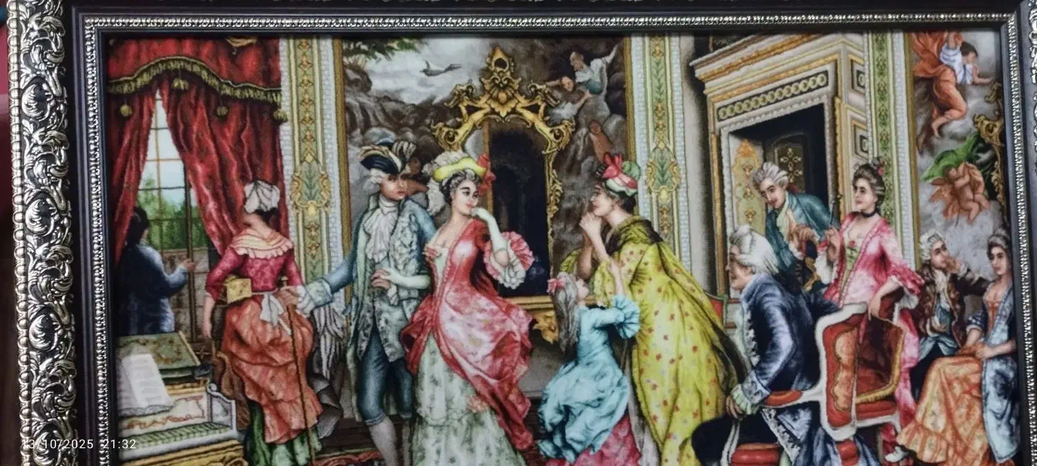 تابلو فرش چاپی|تابلو فرش|اصفهان, قلعه طبره|دیوار