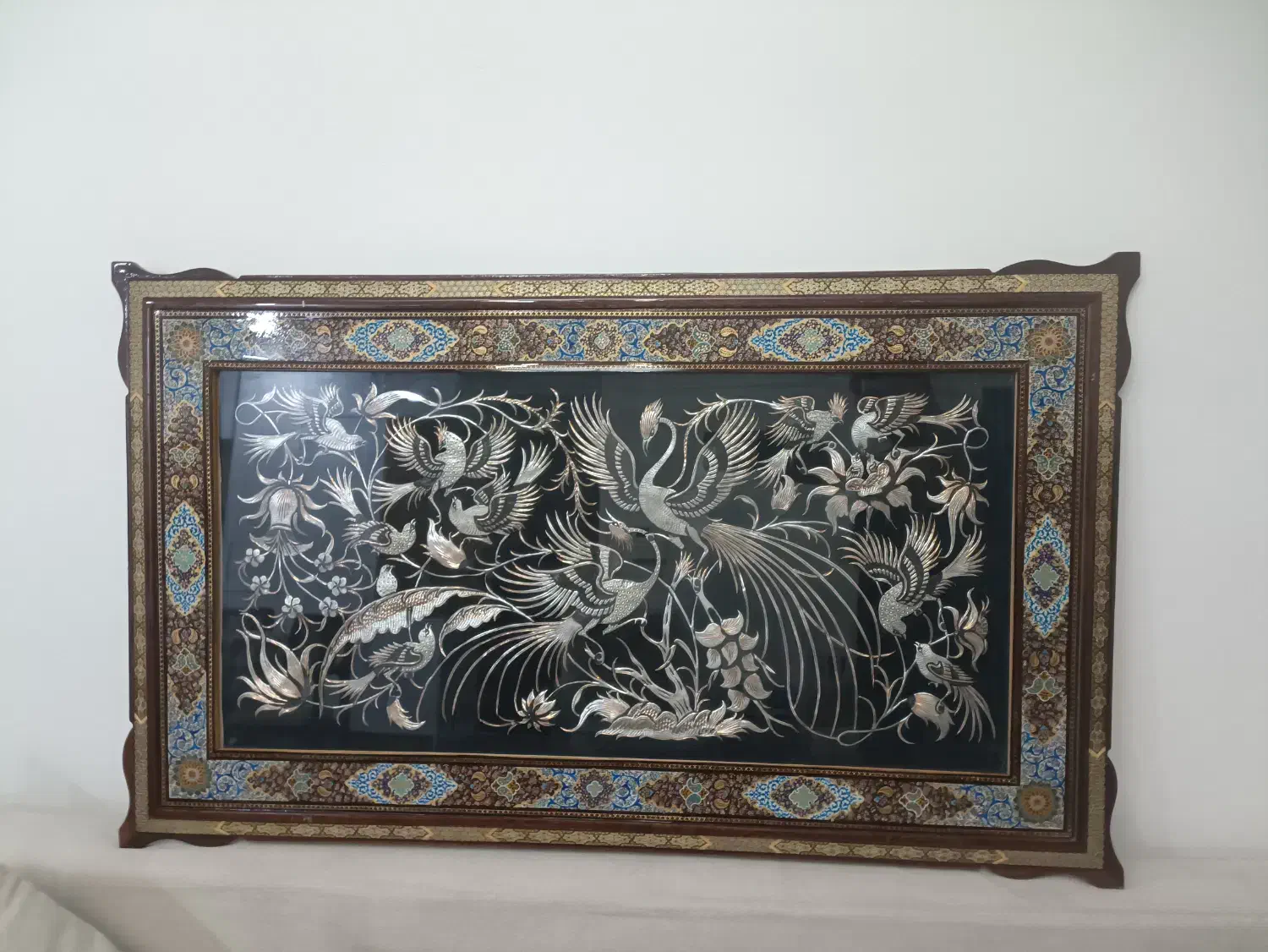 تابلو خاتم کاری و قلمزنی اصفهان|صنایع دستی و سایر لوازم تزئینی|تهران, تهرانسر مرکزی|دیوار