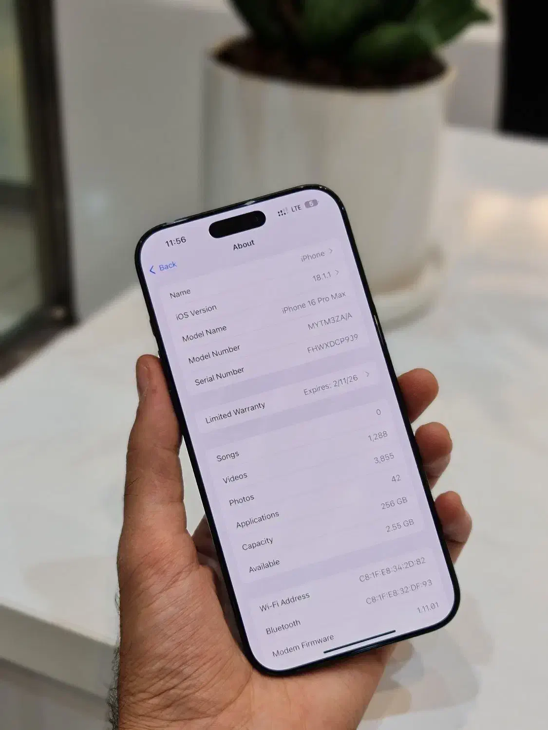 اپل iPhone 16 Pro Max / ریجستر شده 256 گیگ Z/AA|موبایل|شیراز, عفیف‌آباد|دیوار