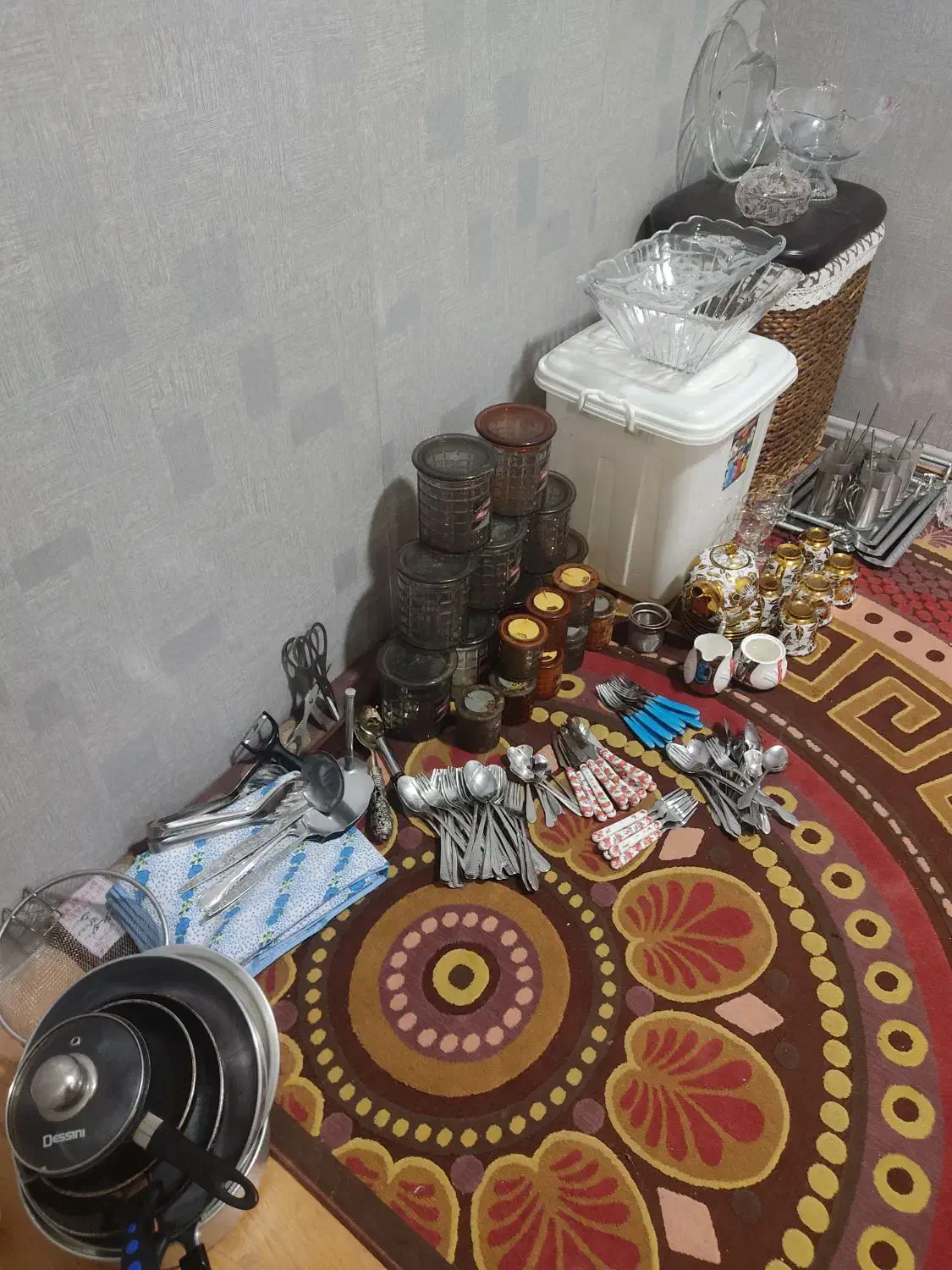 لوازم منزل ظروف کریستال|حراج|پرند, فاز ۵|دیوار