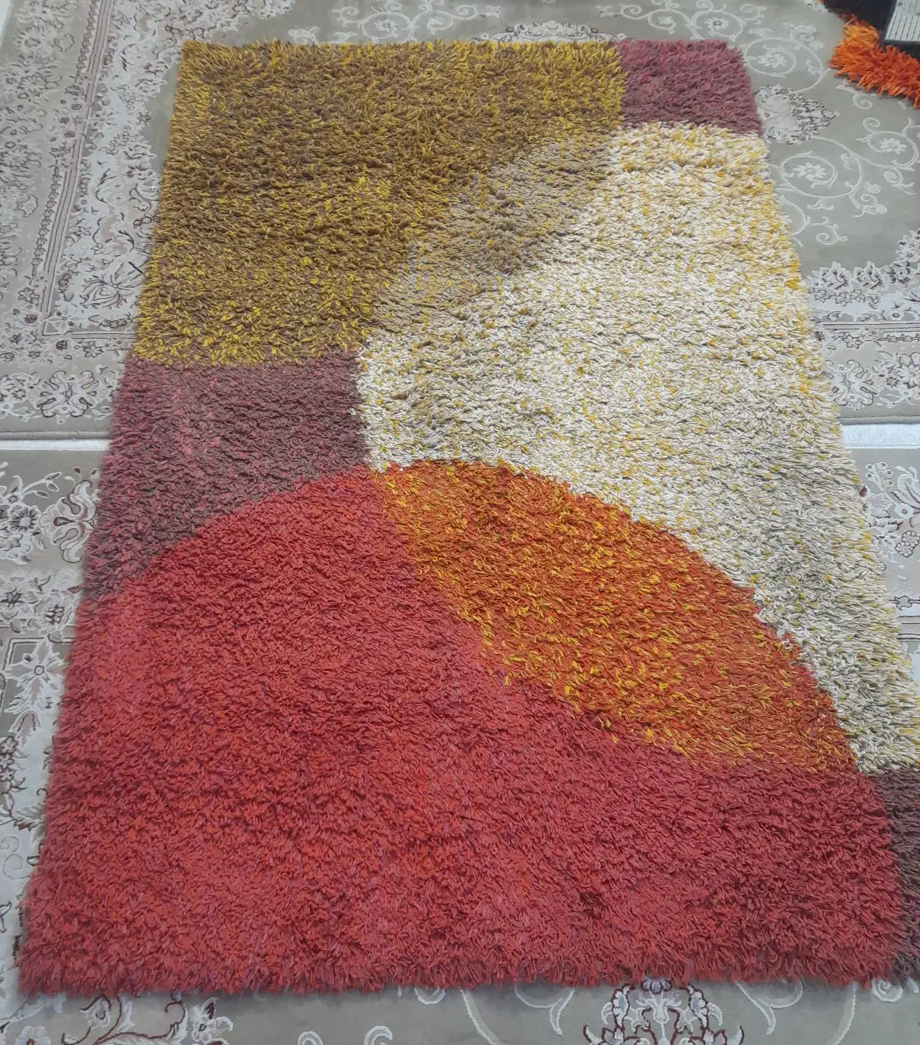 فرش ۴ متری فانتزی|فرش|شیراز, هفت تنان|دیوار