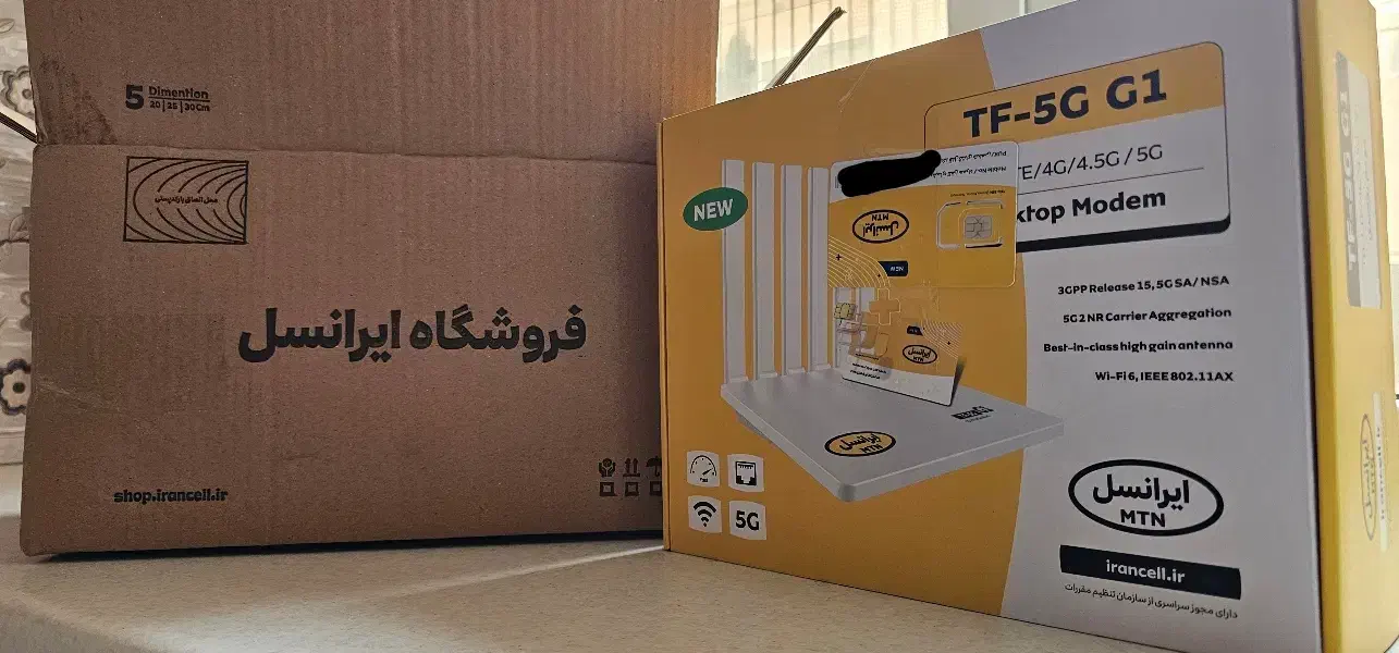 مودم TF-5G G1 ایرانسل|مودم و تجهیزات شبکه|بابل, |دیوار