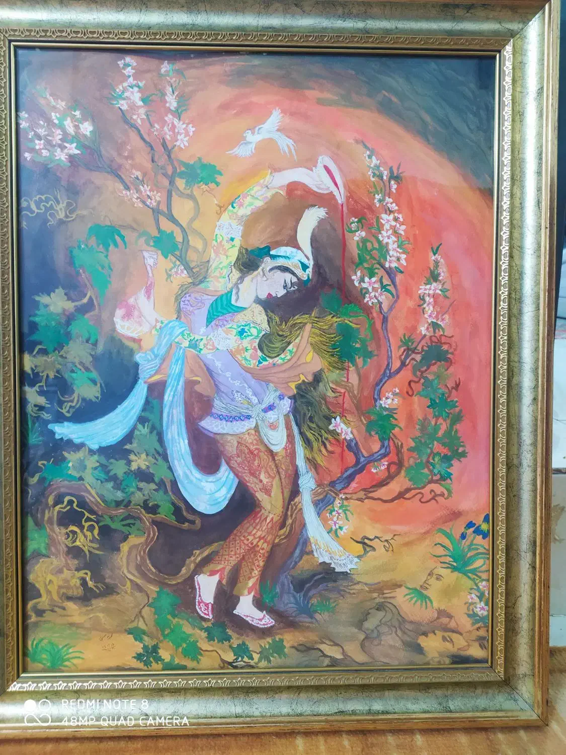 تابلو نقاشی مینیاتور|تابلو، نقاشی، عکس|قم, پردیسان|دیوار