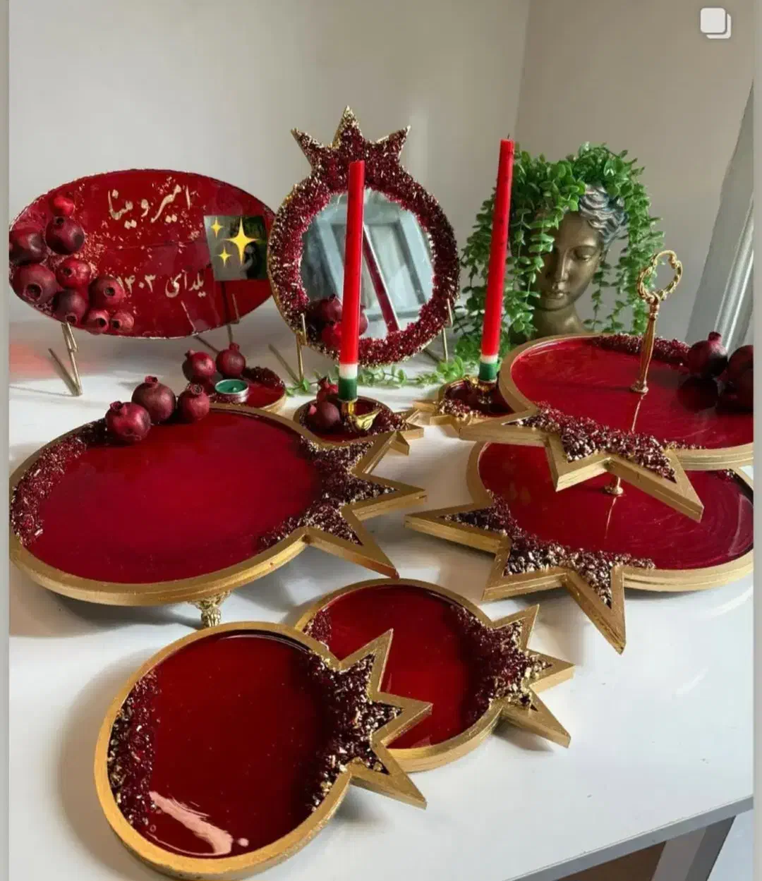 سرویس رزینی|ظروف سرو و پذیرایی|قرچک, مهدیه|دیوار