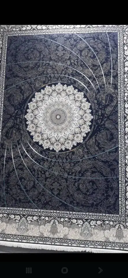 فرش طرح مهدیس 1200 شانه سورمه ای|فرش|سیرجان, |دیوار