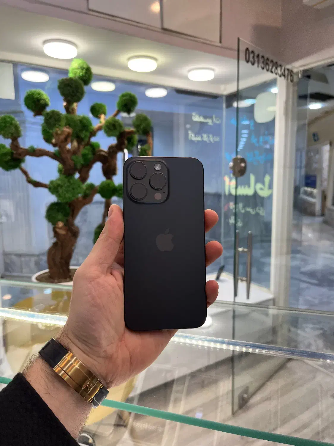 آیفون 15 پرومکس مشکی در حد آکبند ( موبایل ستینگ )|موبایل|اصفهان, باغ زرشک|دیوار