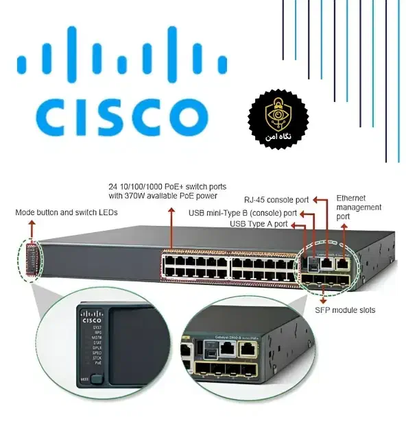 C2960S-24psl|مودم و تجهیزات شبکه|کاشان, شاهد|دیوار