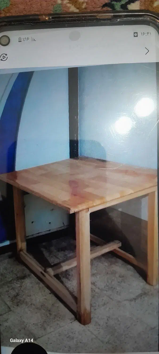 میزچوبی درحدنو محکم|میز و صندلی غذاخوری|سامان, |دیوار