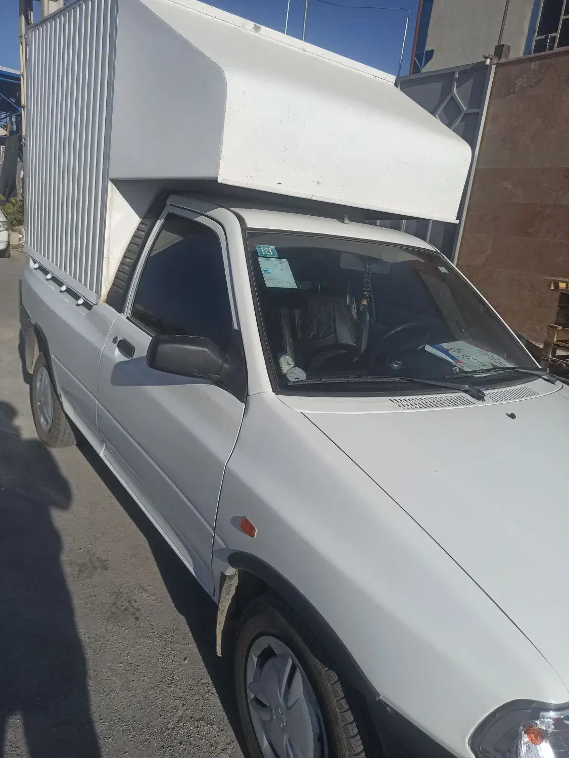 پراید وانت۴۰۳ با اتاق مسقف فلز|خودرو سواری و وانت|تیران, |دیوار