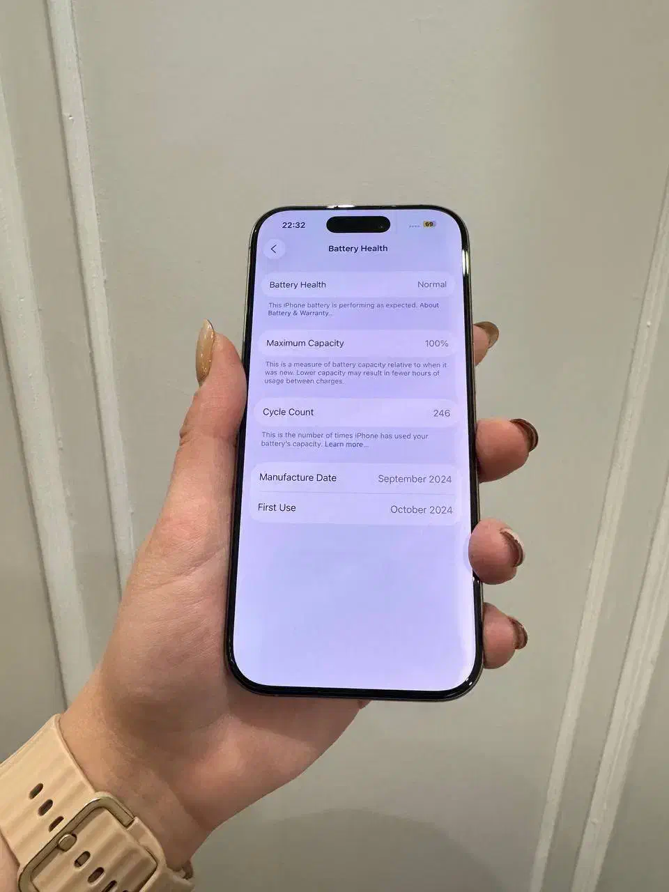 ۱۶ پرو باتری ۱۰۰ با ریجستر|موبایل|مشهد, هنرستان|دیوار
