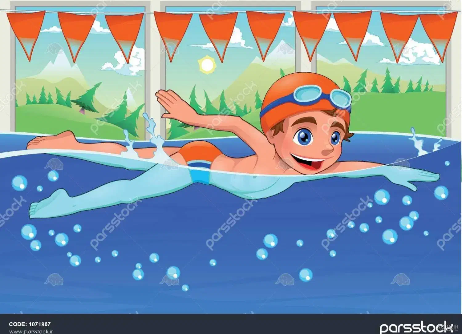 آموزش شنا|خدمات آموزشی|رشت, منظریه|دیوار