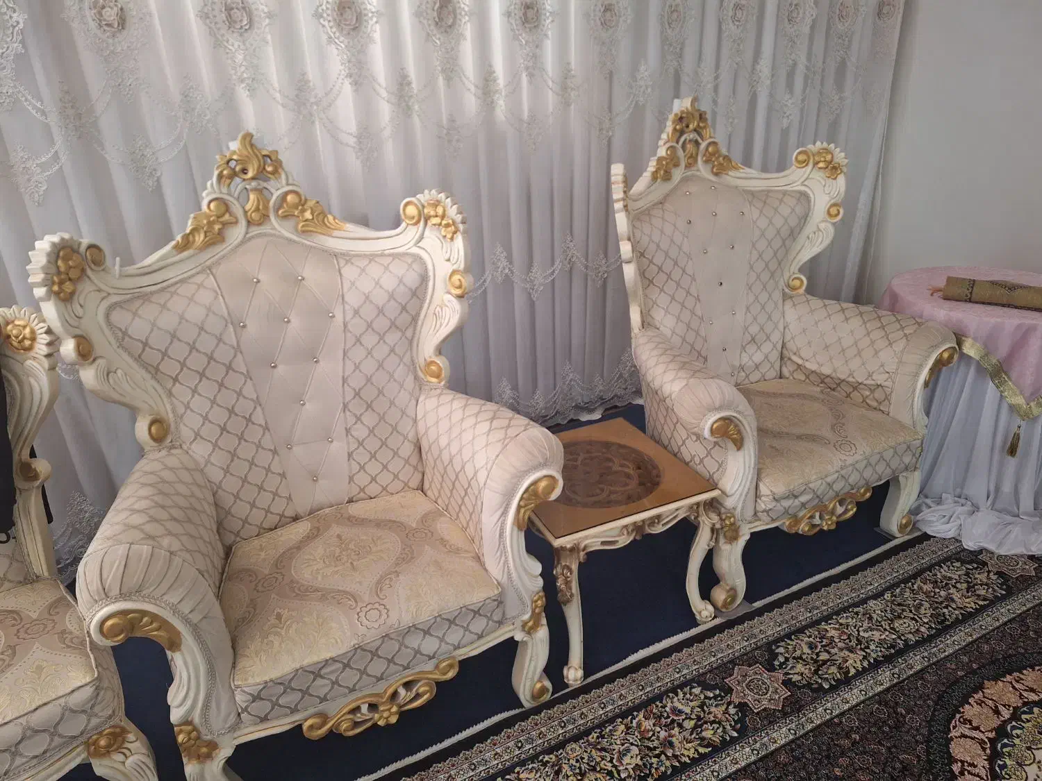 مبلمان ۹نفره|مبلمان خانگی و میز عسلی|ایذه, |دیوار