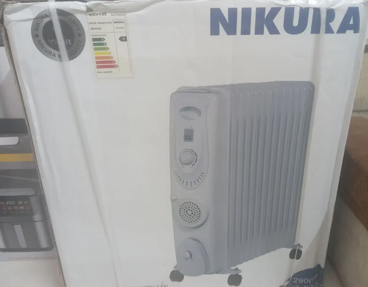 شوفاژ برقی NIKURA وارداتی اصلی|بخاری، هیتر، شومینه|کرمان, |دیوار