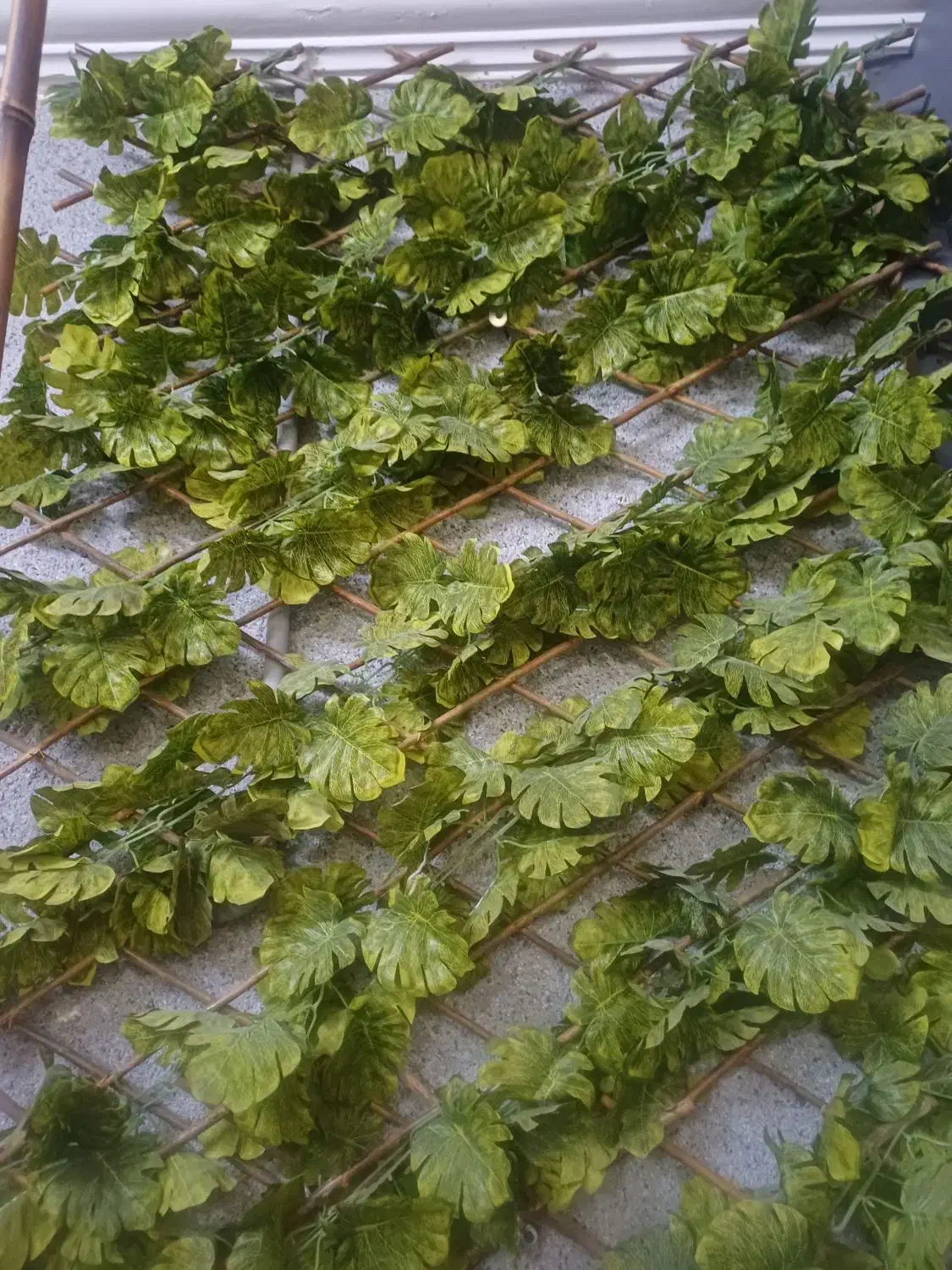 گرین وال،فنس چمنی،گرین وال آکاردئون چوبی برگ انجیر|گل مصنوعی|تهران, تهرانپارس غربی|دیوار