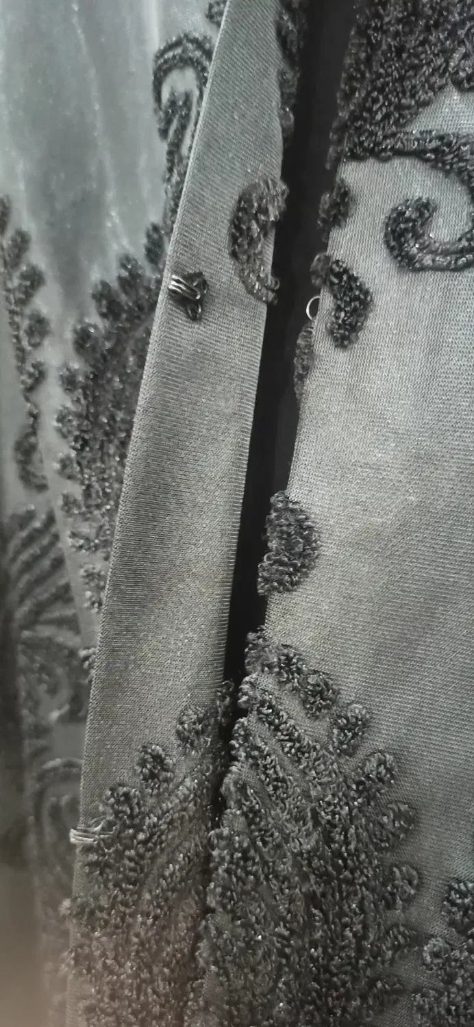 مانتو مجلسی مشکی بلند|لباس|اهواز, پادادشهر|دیوار