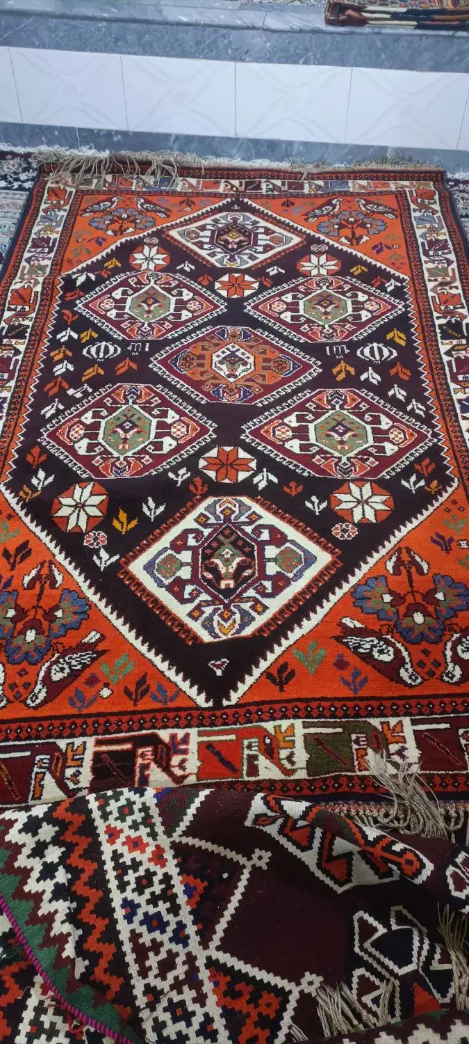 فرش قدیمی اصیل|فرش|کوه چنار, |دیوار