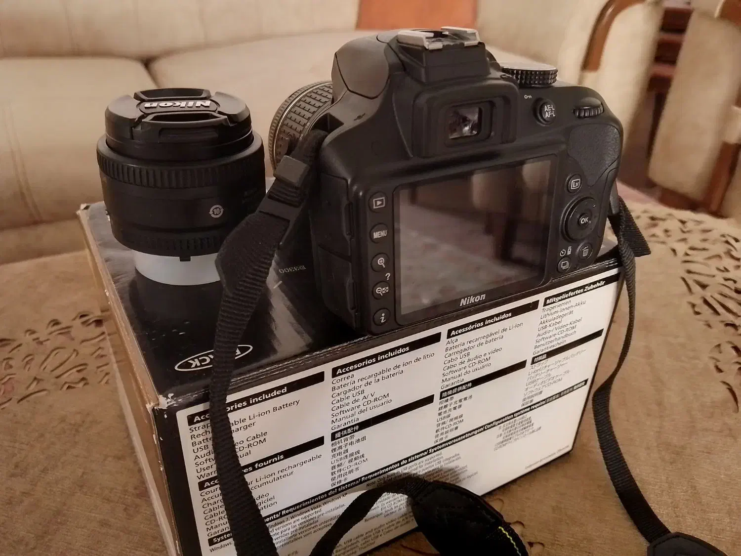 دوربین عکاسی نیکون D3300 با تجهیزات|دوربین عکاسی و فیلمبرداری|قم, انسجام|دیوار