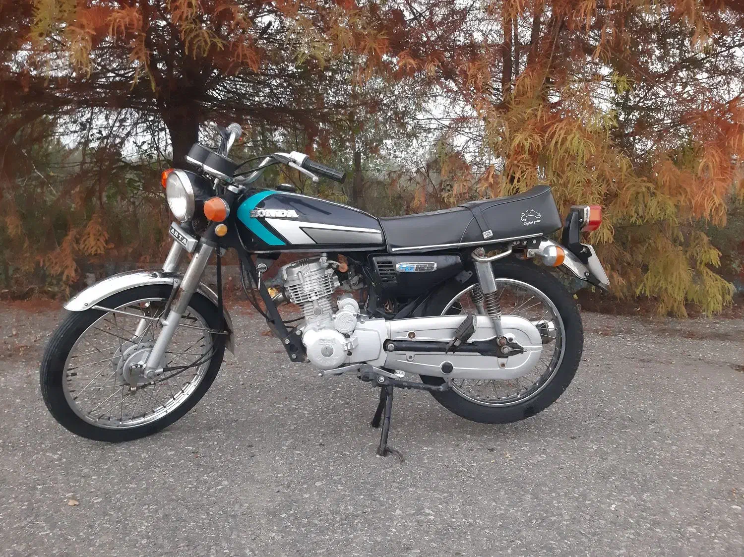 موتور هوندا125 چراغ گرد ۵ دنده استارتی|موتورسیکلت|پرهسر, |دیوار